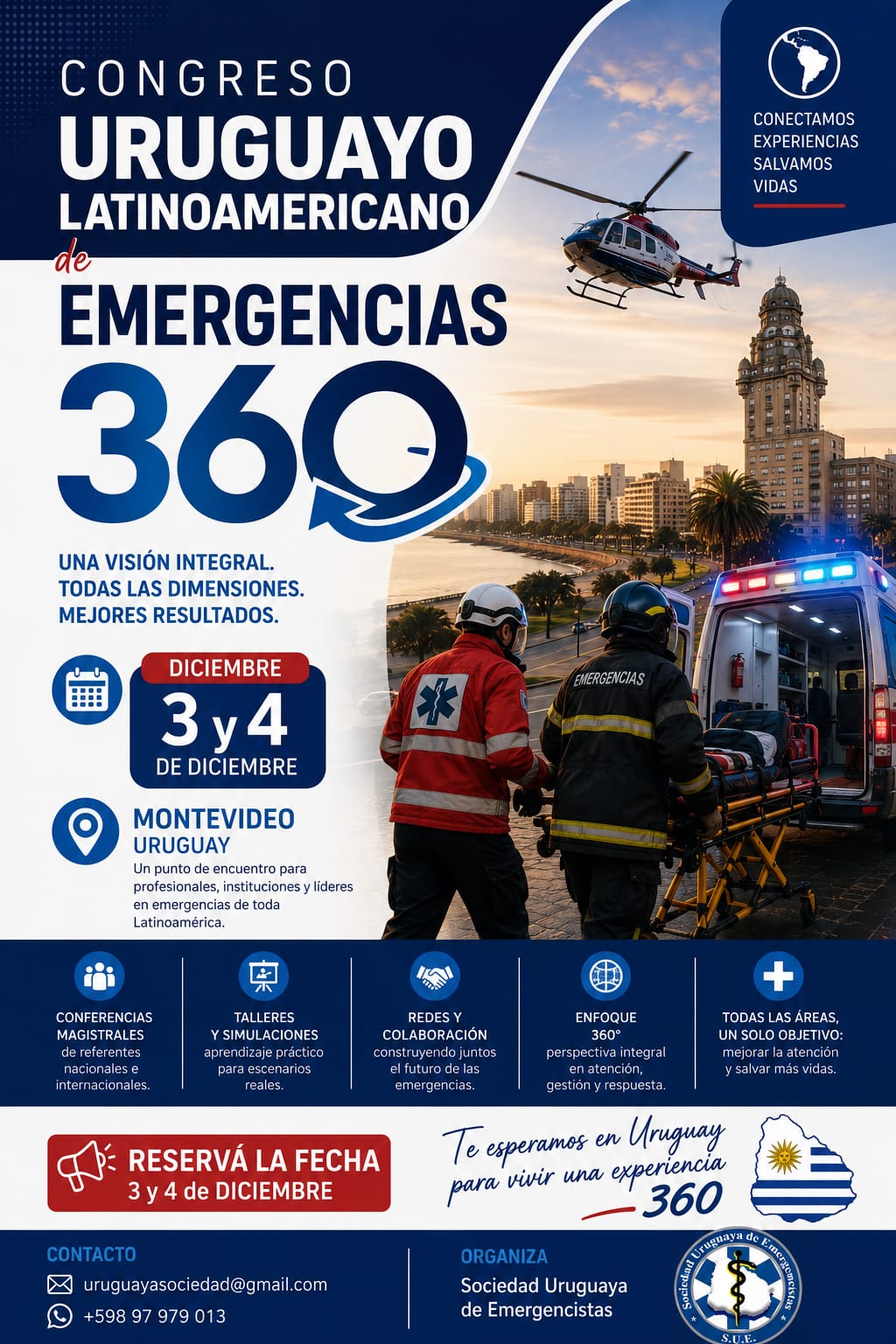 Congreso Uruguayo Internacional de Emergencias 360°